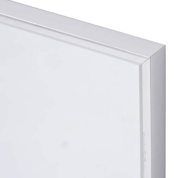 vidaXL Specchio Argento 100x60 cm