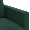 vidaXL Divano 2 pcs Verde Scuro 198 x 78 x 80 cm Velluto