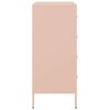 vidaXL Credenza Rosa 68x39x89 cm in Acciaio