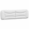 vidaXL Cuscino Testiera Hvar Bianco 183 cm in Similpelle