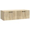 vidaXL Mobile Porta TV da Muro Rovere Sonoma 98 x 41 x 30 cm