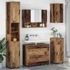 vidaXL Set di mobili per il bagno 5 pcs Legno vecchio 30 x 35 x 192 cm