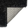 vidaXL Tappeto Shaggy a Pelo Lungo Nero 120x170 cm 50 mm
