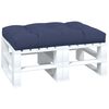 vidaXL Cuscino per Pallet Blu Marino 120x80x12 cm in Tessuto
