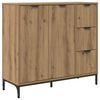 vidaXL Credenza Rovere artigianale 89,5 x 33 x 82 cm