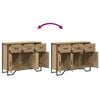 vidaXL Credenza con cassetto Rovere artigianale 97 x 32,5 x 74,5 cm