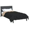 vidaXL Duvet Estivo Nero e Talpa 200 x 155 cm Microfibra