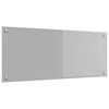 vidaXL Schienale da cucina Grigio chiaro 100 x 40 cm vetro temperato