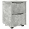 vidaXL Comodino Grigio cemento 30,5 x 30 x 43 cm Legno ingegnerizzato