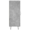 vidaXL Credenza Grigio Cemento 34,5x34x90 cm in Legno Multistrato