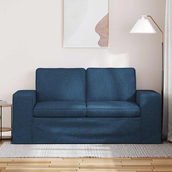 vidaXL Divano Blu Dimensioni complessive: 162 x 80 x 82 cm (L x P x A)