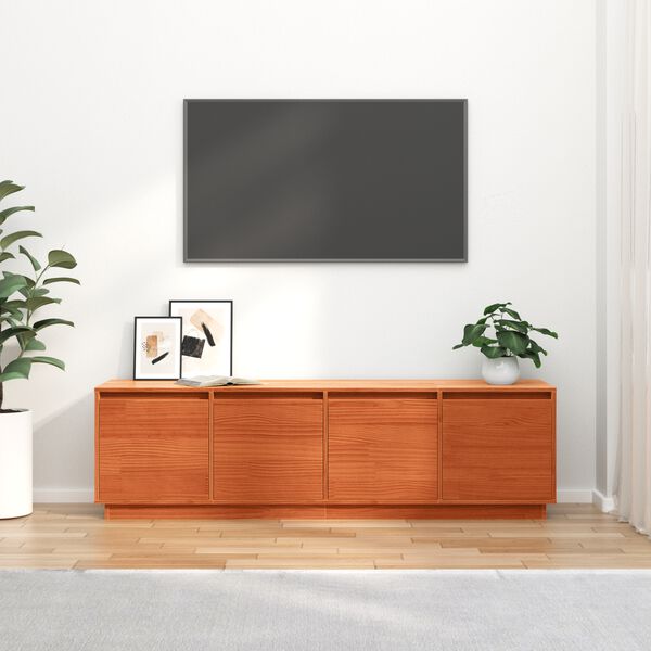 vidaXL Mobile TV Marrone 156 x 37 x 45 cm Legno multistrato