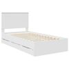 vidaXL Struttura del letto Bianco 100 x 200 cm Legno Ingegnerizzato