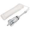 vidaXL Ancora Pieghevole con Corda Argento 2,5 kg in Ferro Malleabile