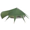 vidaXL Tenda Teepee con tetto Verde e Grigio 600 x 600 x 347 cm