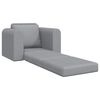 vidaXL Divano letto Grigio chiaro 98 x 71 x 83 cm Tessuto