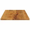 vidaXL Piano per Tavolo 70x50x2,5 cm Rettangolare Legno Massello Mango