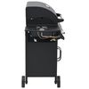 vidaXL Barbecue e Griglia a Gas 4+1 Fornelli Nero in Acciaio