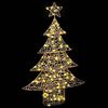 vidaXL Albero di Natale con 120 LED Bianco caldo 120 cm PET