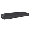 vidaXL Set di Cuscini per Pallet 2 pcs Nero 100 x 40 x 8 cm