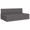 vidaXL Divano Letto Pieghevole Grigio Chiaro 152 x 86,5 x 60 cm