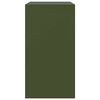 vidaXL Credenza Verde Oliva 67x39x73 cm in Acciaio