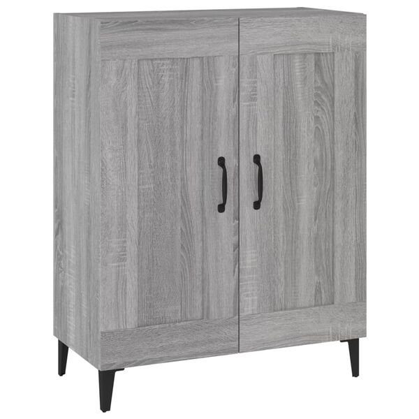vidaXL Credenza Grigio Sonoma 69,5x34x90 cm in Legno Multistrato