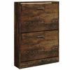 Scarpiera nera 102x36x60 cm in legno multistratocod mxl 126494