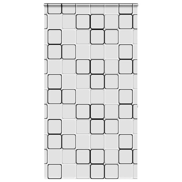 vidaXL Tenda a Rullo per Doccia Cassonetto 140x240cm Larghezza Tessuto