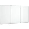 vidaXL Lavagna Magnetica Pieghevole 120x80x1,7 cm in Alluminio