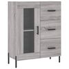 vidaXL Credenza Grigio Sonoma 69,5x34x90 cm in Legno Multistrato
