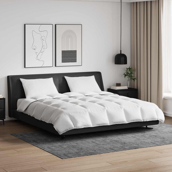 vidaXL Set di Piumoni con cuscino 3 pcs Bianco Piuma d'anatra