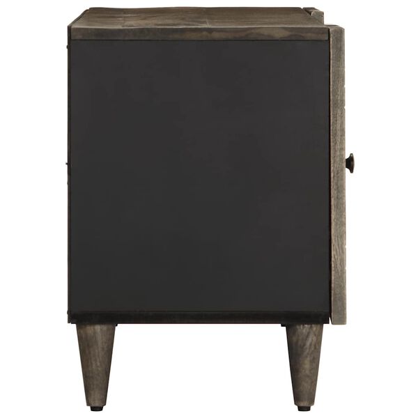 vidaXL Mobile Porta TV Grigio Chiaro 105x33,5x46 cm in Legno Mango