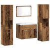 vidaXL Set di Storage Montaggio a parete 4 pcs Legno multistrato