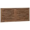 vidaXL Testiera del letto Naturale Legno di teak solido