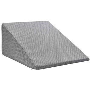 vidaXL Cuscino per Gambe Grigio 60 x 50 x 30 cm Schiuma Memory