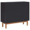 vidaXL Credenza 90x33,5x80 cm in Legno Massello di Acacia e MDF