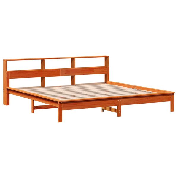 vidaXL Letto senza Materasso Marrone Cera 180x200 cm in Legno di Pino