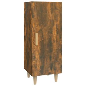vidaXL Credenza Rovere Fumo 34,5x34x90 cm in Legno Multistrato