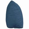 vidaXL Cuscino per Schiena Blu 60 x 20 x 50 cm Tessuto