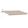 vidaXL Tettuccio Elettrico Retrattile Beige 2,5 x 2 m