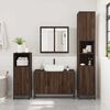 vidaXL Mobile Lavabo Bagno Rovere Marrone 90x33x60cm Legno Multistrato