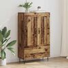 vidaXL Credenza Legno vecchio 69,5 x 31 x 115 cm Legno multistrato