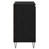vidaXL Credenza Rovere Nero 60 x 35 x 70 cm Legno multistrato