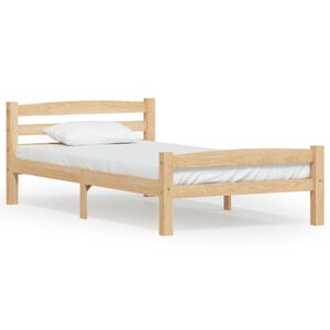 vidaXL Giroletto senza Materasso 90x200 cm in Legno Massello di Pino