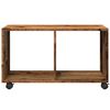 vidaXL Mobiletto con Ruote Legno Antico 72x33x42,5 cm in Truciolato