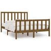 vidaXL Giroletto ambra in Legno Massello 120x190 cm Small Double