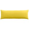 vidaXL Cuscini da Divano 2 pcs Giallo Chiaro 120 x 40 cm Tessuto