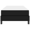 vidaXL Struttura del letto con materasso Nero 90 x 200 cm Tessuto