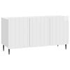vidaXL Mobile TV 99 x 34,5 x 52 cm Bianco Lucido Legno ingegnerizzato